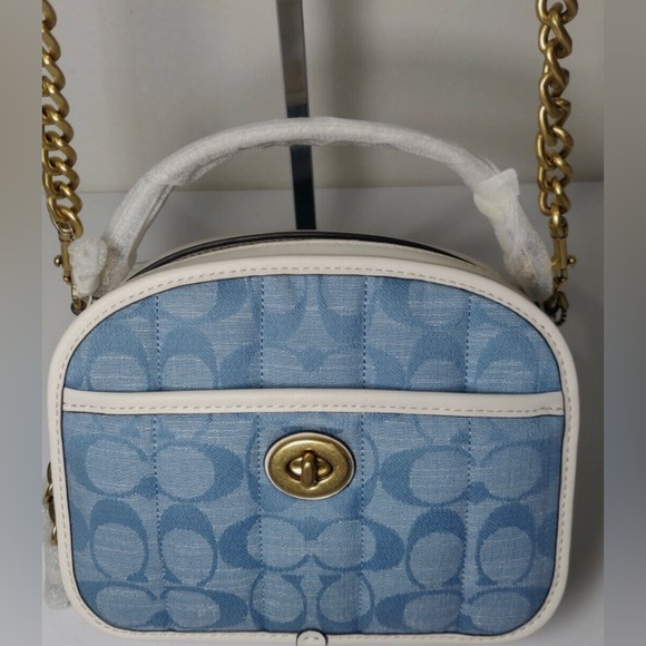 Brand new : COACH Signature Chambray With Quilting - Picture 3 of 17